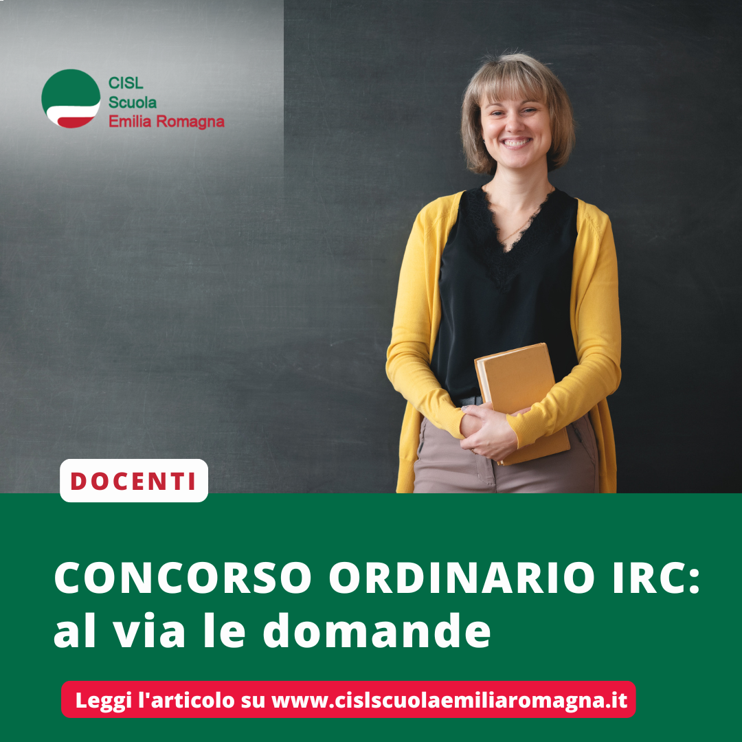 Concorso Ordinario docenti IRC – Al via le domande
